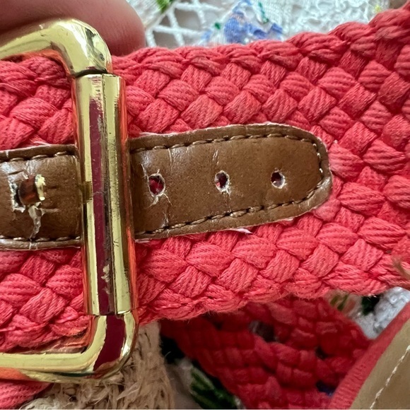 Steve Madden Magestee Coral Espadrille Wedge Sandals - Picture 9 of 12
